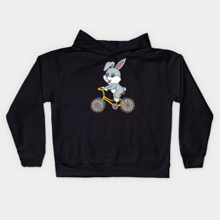 Funny Easter Shirt I Bunny MTB Rabbit biking Kids Hoodie